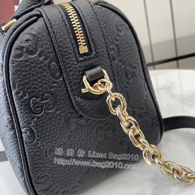 Gucci專櫃古馳最新款Emblem系列小號手提包 jh1983型號：815255
